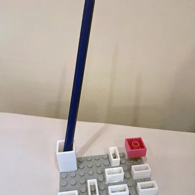 Mô hình đế cắm bút 2x2 tương thích LEGO sáng tạo cho bàn làm việc