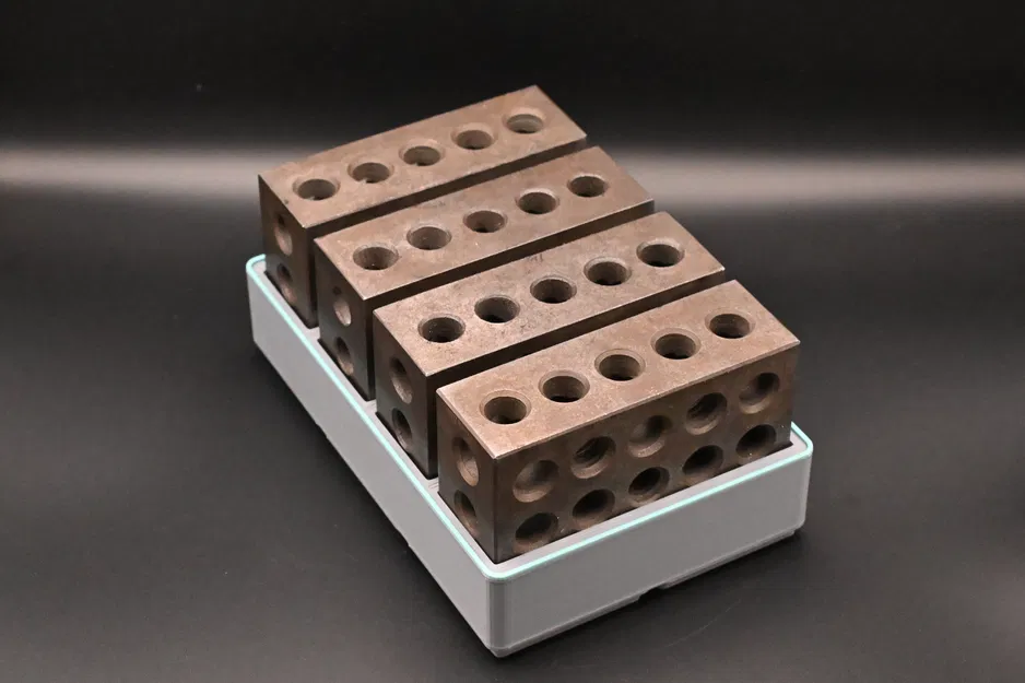 Khay 123 Block chuẩn Gridfinity cho xưởng cơ khí ngăn nắp - Image 1