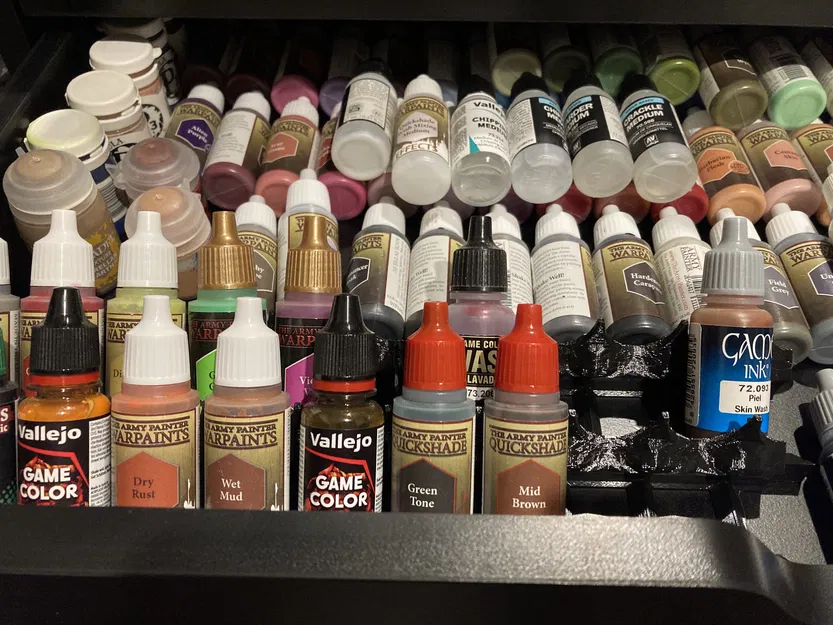 Khay Đựng Sơn - Phụ Kiện Cho Hộc Kéo (Vừa Với Chai Sơn AP/Vallejo) - Image 3