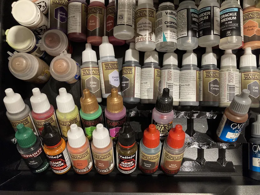 Khay Đựng Sơn - Phụ Kiện Cho Hộc Kéo (Vừa Với Chai Sơn AP/Vallejo) - Image 4