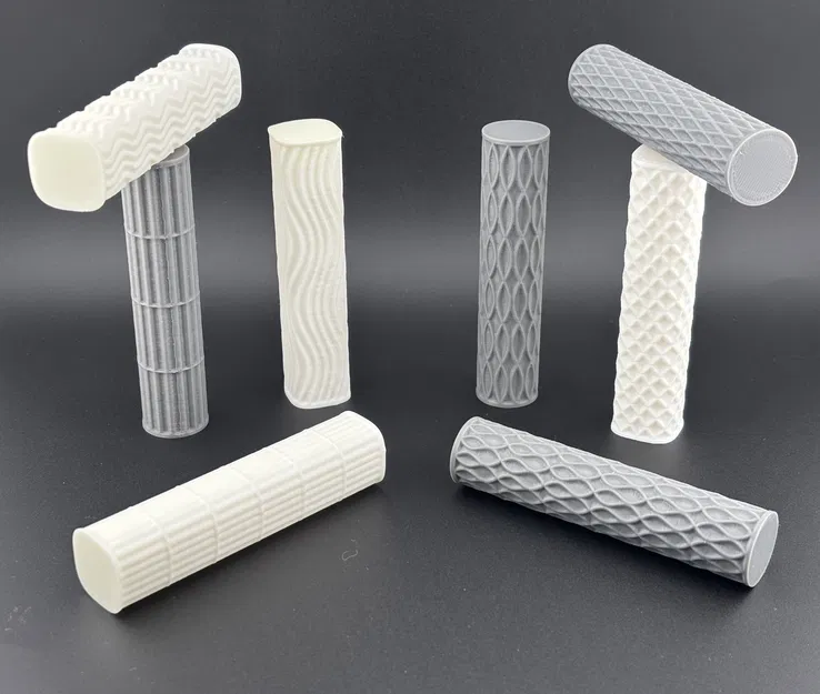 Bộ Trụ Lăn và Thanh Squircle Tactile - Đa dạng Hoa văn Hình học cho Bé - Image 1