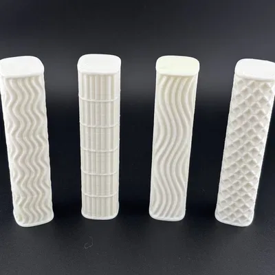 Bộ Trụ Lăn và Thanh Squircle Tactile - Đa dạng Hoa văn Hình học cho Bé