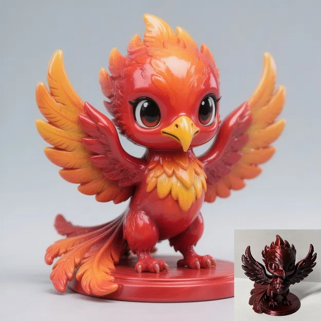 Mô hình Phượng Hoàng Chibi cực dễ thương - Image 1