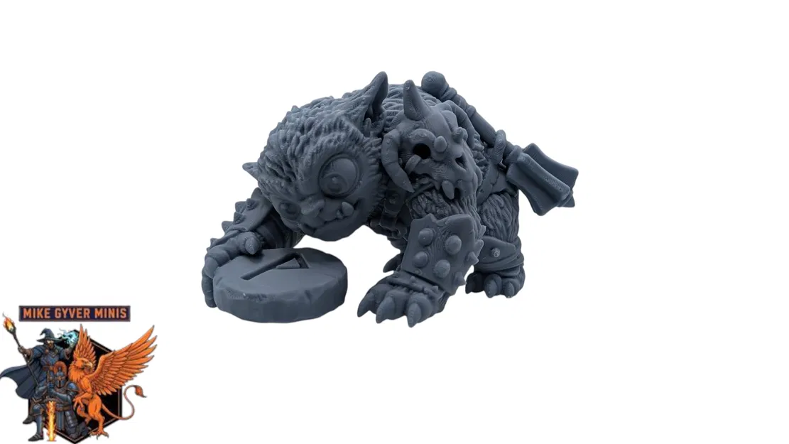 Chibi Bugbear với Cổ ngữ - Mô hình Mini in sẵn MGM - Image 1