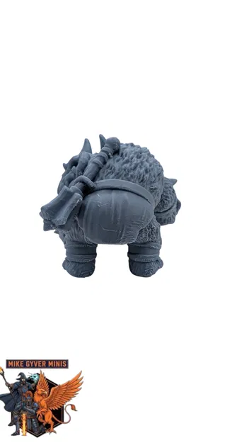 Chibi Bugbear với Cổ ngữ - Mô hình Mini in sẵn MGM - Image 3