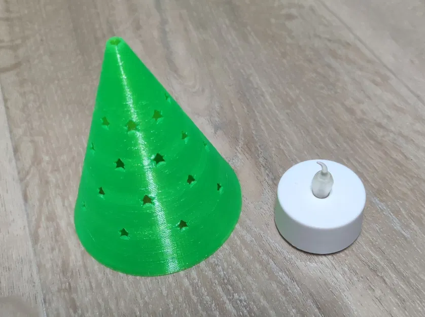 Đèn lồng trang trí Giáng sinh hình nón với họa tiết ngôi sao ấn tượng - Image 2