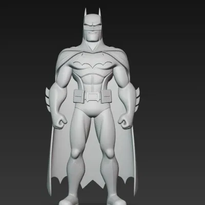Mô hình 3D Batman phong cách hoạt hình độc đáo