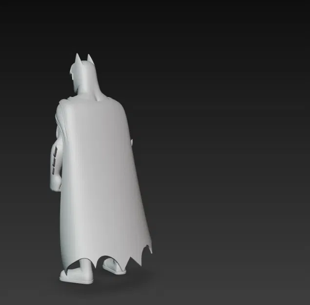 Mô hình 3D Batman phong cách hoạt hình độc đáo - Image 3