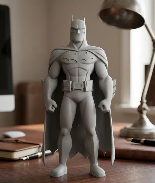 Mô hình 3D Batman phong cách hoạt hình độc đáo - Image 4