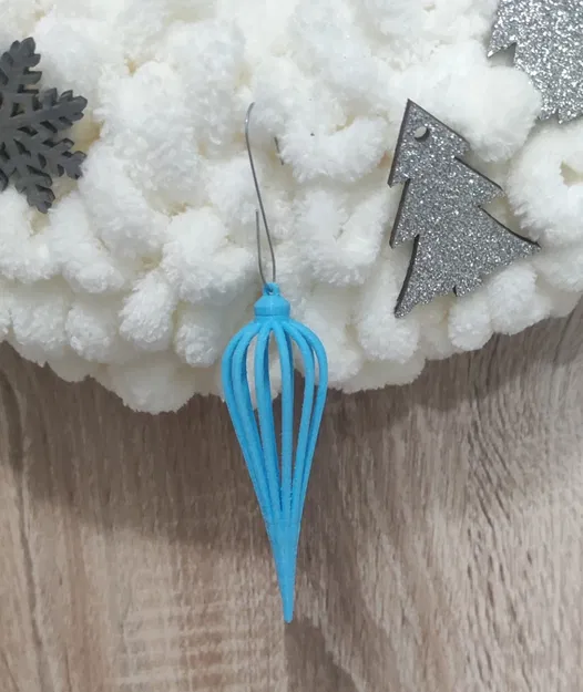 Đồ trang trí cây thông Noel in 3D xinh xắn - Cao 80mm - Image 2