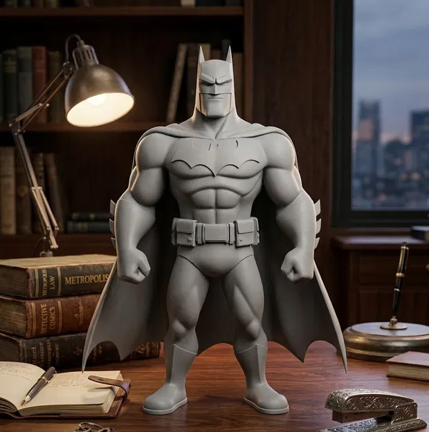 Mô hình 3D Batman cơ bắp siêu ngầu (Batman on steroids) - Image 1