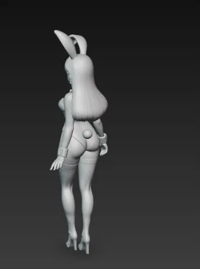 Mô hình 3D Sexy Bunny Girl - Tượng nhân vật cosplay quyến rũ - Image 2