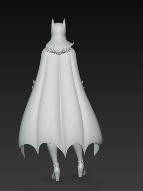Mô hình Batgirl (Sexy Batgirl) - File STL in 3D siêu nét - Image 2
