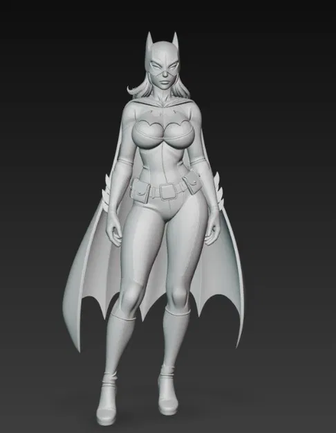 Mô hình Batgirl (Sexy Batgirl) - File STL in 3D siêu nét - Image 3