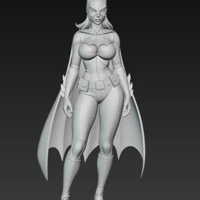 Mô hình Batgirl (Sexy Batgirl) - File STL in 3D siêu nét