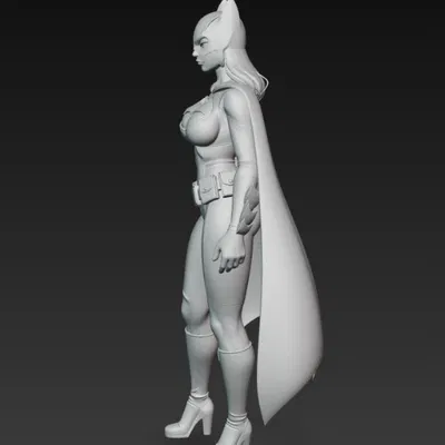 Mô hình Batgirl (Sexy Batgirl) - File STL in 3D siêu nét