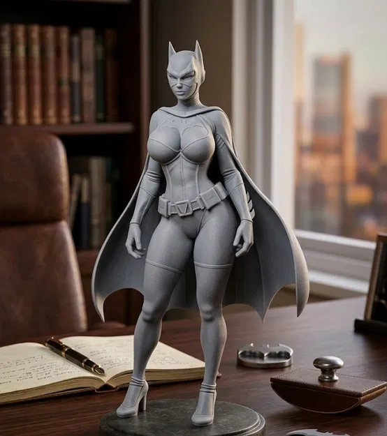 Mô hình Batgirl 3D đầy quyến rũ cho bộ sưu tập siêu anh hùng - Image 1