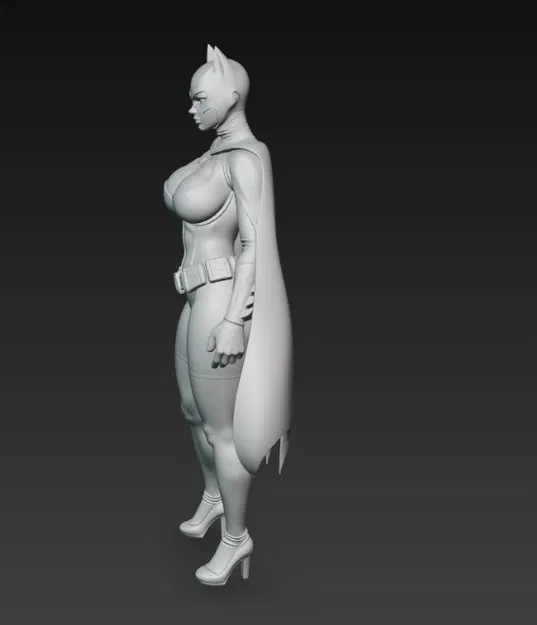 Mô hình Batgirl 3D đầy quyến rũ cho bộ sưu tập siêu anh hùng - Image 2