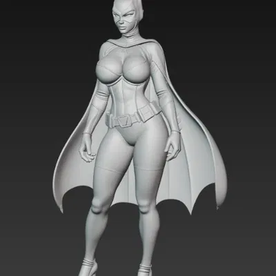 Mô hình Batgirl 3D đầy quyến rũ cho bộ sưu tập siêu anh hùng