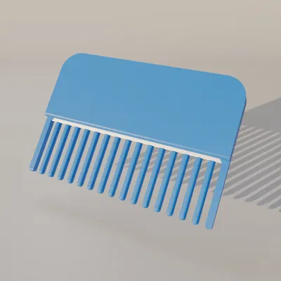 Lược cắt tóc tích hợp lưỡi dao cạo