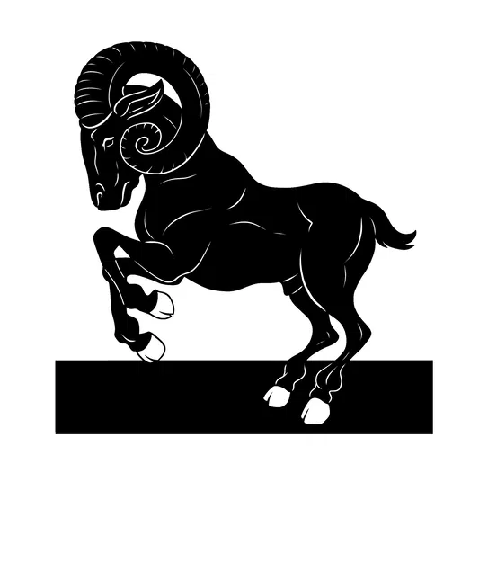 Mô hình trang trí tường hình con cừu Ram nghệ thuật in 3D - Image 1