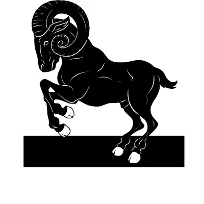 Mô hình trang trí tường hình con cừu Ram nghệ thuật in 3D