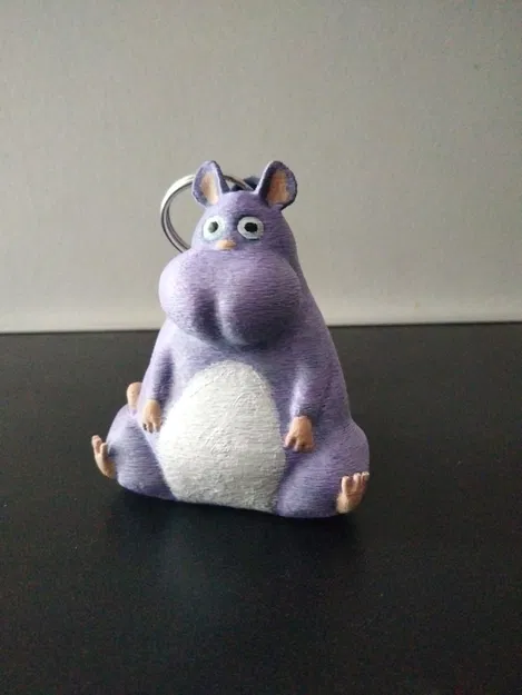 Mô hình móc khóa Bo Mouse từ Spirited Away (Studio Ghibli) - In 3D cực dễ - Image 2