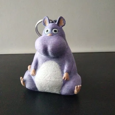 Mô hình móc khóa Bo Mouse từ Spirited Away (Studio Ghibli) - In 3D cực dễ