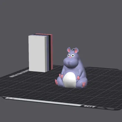 Mô hình móc khóa Bo Mouse từ Spirited Away (Studio Ghibli) - In 3D cực dễ