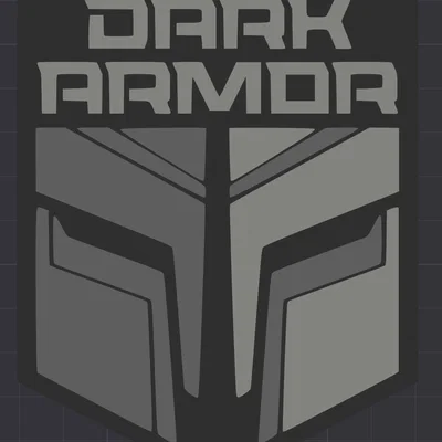 Mô hình logo Nissan Frontier Dark Armor 3D sắc nét