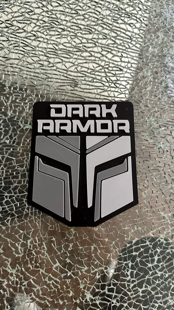 Mô hình logo Nissan Frontier Dark Armor 3D sắc nét - Image 2