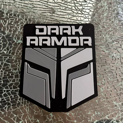 Mô hình logo Nissan Frontier Dark Armor 3D sắc nét