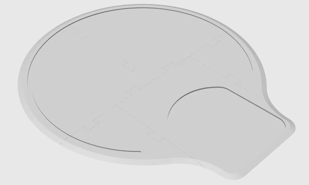 Đế bảo vệ sàn nhà cho robot Roborock S7 S6 S5Max (tự in 3D) - Image 4