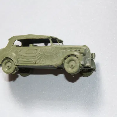 Mô hình xe cảnh sát cổ Praga Alfa 1939 - File in 3D độc đáo