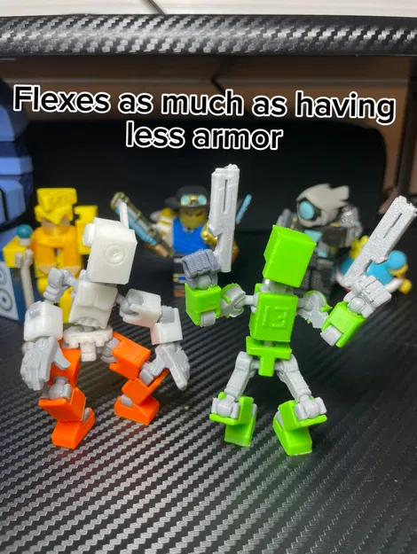 Bộ phận chân linh hoạt cải tiến cho mô hình Mini 13 (Extra Flexible Leg) - Image 3