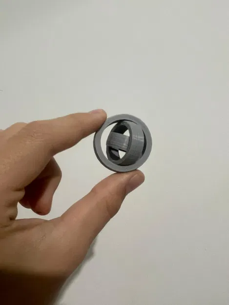 Ring Gyro Fidget 4 vòng - Con xoay hồi chuyển in 3D siêu nhanh - Image 1