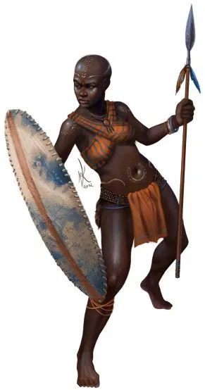 Mô hình nữ chiến binh châu Phi dũng mãnh in 3D đẹp mắt - Image 2