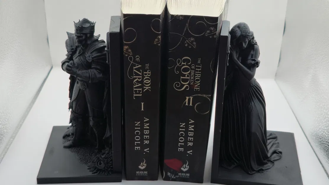 Chặn sách Cô dâu Gothic – Giá đỡ sách bên phải - Image 2