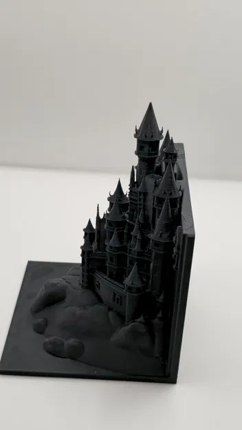 Chặn Sách Lâu Đài Gothic Giả Tưởng - Giá Đỡ Sách - Image 3