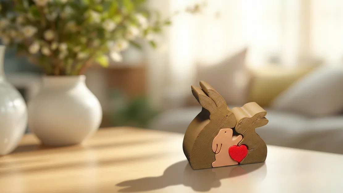 Bộ ba thỏ Bunny Love Trio - Image 1