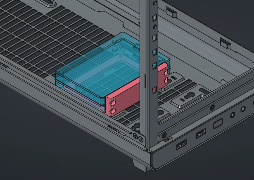 Ngàm gắn SSD cho Lian Li A3 – Lắp thêm SSD dưới bộ nguồn - Image 5