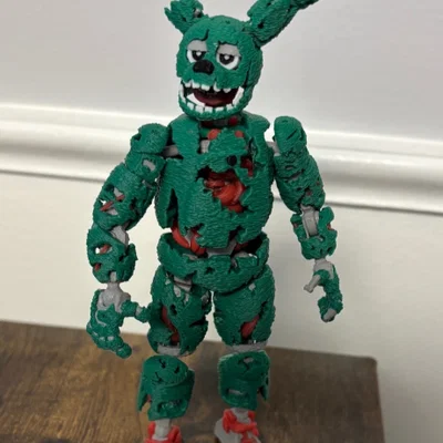 Mô hình Springtrap Dummy 13 FNAF 3 cử động linh hoạt