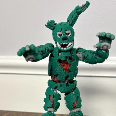 Mô hình Springtrap Dummy 13 FNAF 3 cử động linh hoạt