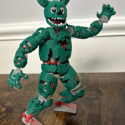 Mô hình Springtrap Dummy 13 FNAF 3 cử động linh hoạt