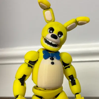 Mô hình SpringBonnie Dummy 13 - Figure FNAF linh hoạt cho người sưu tầm