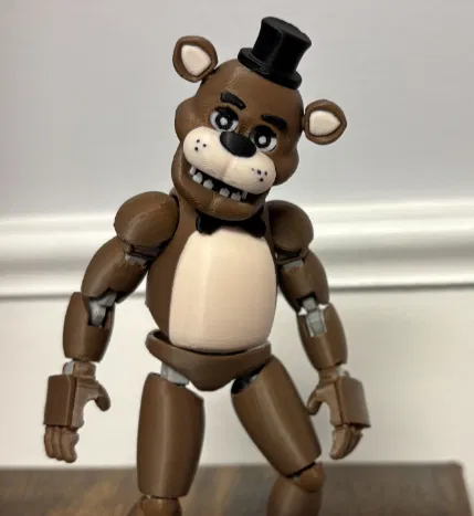 Mô hình Freddy Fazbear Dummy 13 linh hoạt - Sản phẩm in 3D FNAF - Image 2