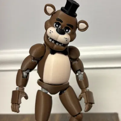 Mô hình Freddy Fazbear Dummy 13 linh hoạt - Sản phẩm in 3D FNAF