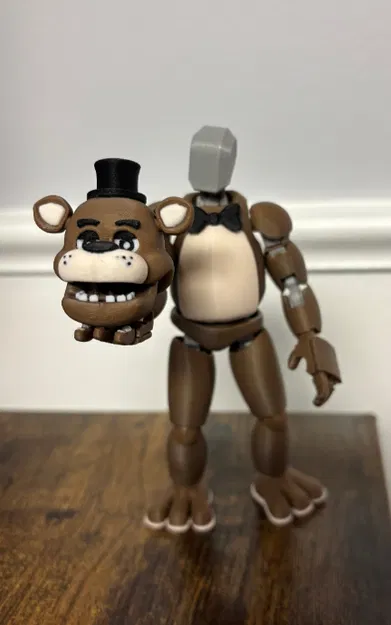 Mô hình Freddy Fazbear Dummy 13 linh hoạt - Sản phẩm in 3D FNAF - Image 3