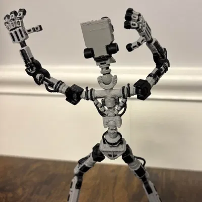 Mô hình Endo 01 Dummy 13 linh hoạt - Phụ kiện FNAF in 3D độc đáo