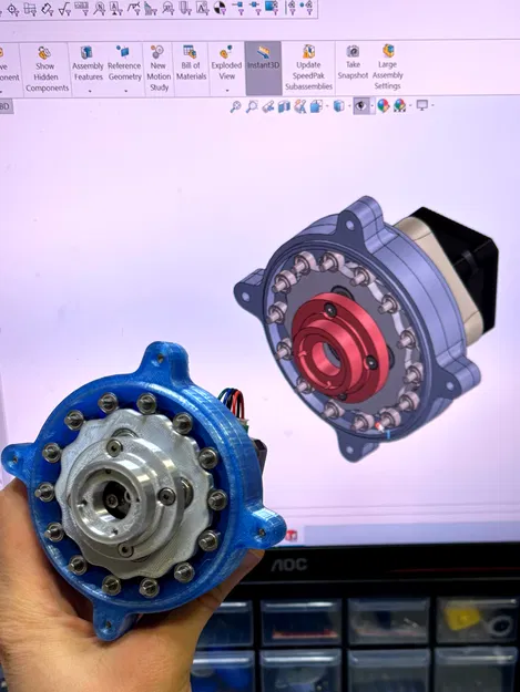 Bộ truyền động Cycloidal in 3D (13:1) - Image 4
